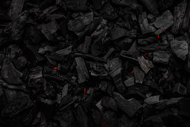 Bags of charcoal ready for restaurant delivery. charcoal supplier in france